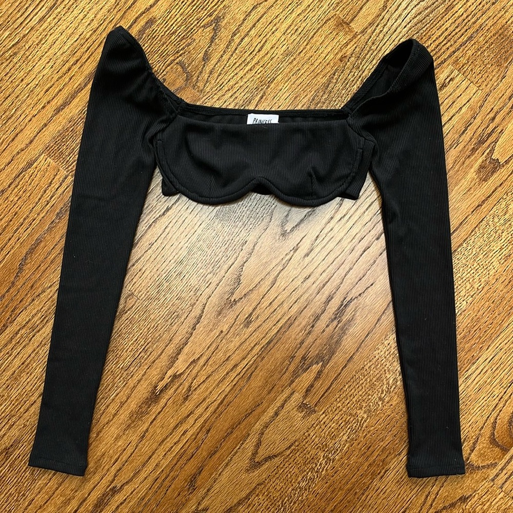 Long Sleeve Crop Top